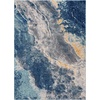 image:imageNourison Home Passion Blue Multicolor 53 x 73 Area Rug  Easy Clean Non Shedding Bed Room Living Room Dining Room Kitchen 5 x 7Blue Multicolor