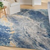 image:imageNourison Home Passion Blue Multicolor 53 x 73 Area Rug  Easy Clean Non Shedding Bed Room Living Room Dining Room Kitchen 5 x 7Blue Multicolor