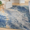 image:imageNourison Home Passion Blue Multicolor 53 x 73 Area Rug  Easy Clean Non Shedding Bed Room Living Room Dining Room Kitchen 5 x 7Blue Multicolor