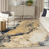 image:imageNourison Home Passion Blue Multicolor 53 x 73 Area Rug  Easy Clean Non Shedding Bed Room Living Room Dining Room Kitchen 5 x 7Ivory Multicolor
