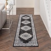 image:imageNourison Home Passion Fuchsia 110 x 210 Area Rug  Easy Clean Non Shedding Bed Room Living Room Dining Room Kitchen 2 x 3Black Ivory