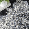 image:imageNourison Home Passion Fuchsia 110 x 210 Area Rug  Easy Clean Non Shedding Bed Room Living Room Dining Room Kitchen 2 x 3Black Ivory
