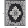 image:imageNourison Home Passion Fuchsia 110 x 210 Area Rug  Easy Clean Non Shedding Bed Room Living Room Dining Room Kitchen 2 x 3Black Ivory