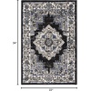 image:imageNourison Home Passion Fuchsia 110 x 210 Area Rug  Easy Clean Non Shedding Bed Room Living Room Dining Room Kitchen 2 x 3Black Ivory