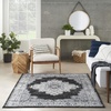 image:imageNourison Home Passion Fuchsia 110 x 210 Area Rug  Easy Clean Non Shedding Bed Room Living Room Dining Room Kitchen 2 x 3Black Ivory