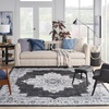 image:imageNourison Home Passion Fuchsia 110 x 210 Area Rug  Easy Clean Non Shedding Bed Room Living Room Dining Room Kitchen 2 x 3Black Ivory