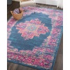 image:imageNourison Home Passion Fuchsia 110 x 210 Area Rug  Easy Clean Non Shedding Bed Room Living Room Dining Room Kitchen 2 x 3Blue