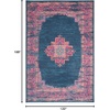 image:imageNourison Home Passion Fuchsia 110 x 210 Area Rug  Easy Clean Non Shedding Bed Room Living Room Dining Room Kitchen 2 x 3Blue