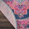 image:imageNourison Home Passion Fuchsia 110 x 210 Area Rug  Easy Clean Non Shedding Bed Room Living Room Dining Room Kitchen 2 x 3Blue
