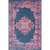 image:imageNourison Home Passion Fuchsia 110 x 210 Area Rug  Easy Clean Non Shedding Bed Room Living Room Dining Room Kitchen 2 x 3Blue