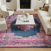 image:imageNourison Home Passion Fuchsia 110 x 210 Area Rug  Easy Clean Non Shedding Bed Room Living Room Dining Room Kitchen 2 x 3Blue