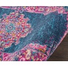 image:imageNourison Home Passion Fuchsia 110 x 210 Area Rug  Easy Clean Non Shedding Bed Room Living Room Dining Room Kitchen 2 x 3Blue