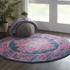 image:imageNourison Home Passion Fuchsia 110 x 210 Area Rug  Easy Clean Non Shedding Bed Room Living Room Dining Room Kitchen 2 x 3Blue