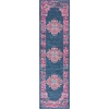 image:imageNourison Home Passion Fuchsia 110 x 210 Area Rug  Easy Clean Non Shedding Bed Room Living Room Dining Room Kitchen 2 x 3Blue