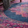 image:imageNourison Home Passion Fuchsia 110 x 210 Area Rug  Easy Clean Non Shedding Bed Room Living Room Dining Room Kitchen 2 x 3Blue