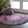 image:imageNourison Home Passion Fuchsia 110 x 210 Area Rug  Easy Clean Non Shedding Bed Room Living Room Dining Room Kitchen 2 x 3Blue