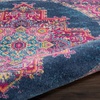 image:imageNourison Home Passion Fuchsia 110 x 210 Area Rug  Easy Clean Non Shedding Bed Room Living Room Dining Room Kitchen 2 x 3Blue