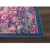 image:imageNourison Home Passion Fuchsia 110 x 210 Area Rug  Easy Clean Non Shedding Bed Room Living Room Dining Room Kitchen 2 x 3Blue