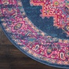 image:imageNourison Home Passion Fuchsia 110 x 210 Area Rug  Easy Clean Non Shedding Bed Room Living Room Dining Room Kitchen 2 x 3Blue