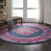image:imageNourison Home Passion Fuchsia 110 x 210 Area Rug  Easy Clean Non Shedding Bed Room Living Room Dining Room Kitchen 2 x 3Blue
