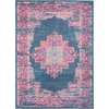 image:imageNourison Home Passion Fuchsia 110 x 210 Area Rug  Easy Clean Non Shedding Bed Room Living Room Dining Room Kitchen 2 x 3Blue