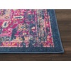 image:imageNourison Home Passion Fuchsia 110 x 210 Area Rug  Easy Clean Non Shedding Bed Room Living Room Dining Room Kitchen 2 x 3Blue