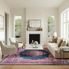 image:imageNourison Home Passion Fuchsia 110 x 210 Area Rug  Easy Clean Non Shedding Bed Room Living Room Dining Room Kitchen 2 x 3Blue