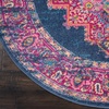 image:imageNourison Home Passion Fuchsia 110 x 210 Area Rug  Easy Clean Non Shedding Bed Room Living Room Dining Room Kitchen 2 x 3Blue