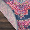 image:imageNourison Home Passion Fuchsia 110 x 210 Area Rug  Easy Clean Non Shedding Bed Room Living Room Dining Room Kitchen 2 x 3Blue