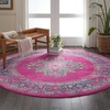 image:imageNourison Home Passion Fuchsia 110 x 210 Area Rug  Easy Clean Non Shedding Bed Room Living Room Dining Room Kitchen 2 x 3Fuchsia