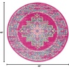 image:imageNourison Home Passion Fuchsia 110 x 210 Area Rug  Easy Clean Non Shedding Bed Room Living Room Dining Room Kitchen 2 x 3Fuchsia