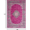 image:imageNourison Home Passion Fuchsia 110 x 210 Area Rug  Easy Clean Non Shedding Bed Room Living Room Dining Room Kitchen 2 x 3Fuchsia