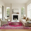 image:imageNourison Home Passion Fuchsia 110 x 210 Area Rug  Easy Clean Non Shedding Bed Room Living Room Dining Room Kitchen 2 x 3Fuchsia