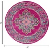 image:imageNourison Home Passion Fuchsia 110 x 210 Area Rug  Easy Clean Non Shedding Bed Room Living Room Dining Room Kitchen 2 x 3Fuchsia