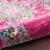 image:imageNourison Home Passion Fuchsia 110 x 210 Area Rug  Easy Clean Non Shedding Bed Room Living Room Dining Room Kitchen 2 x 3Fuchsia