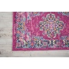 image:imageNourison Home Passion Fuchsia 110 x 210 Area Rug  Easy Clean Non Shedding Bed Room Living Room Dining Room Kitchen 2 x 3Fuchsia