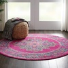 image:imageNourison Home Passion Fuchsia 110 x 210 Area Rug  Easy Clean Non Shedding Bed Room Living Room Dining Room Kitchen 2 x 3Fuchsia