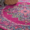 image:imageNourison Home Passion Fuchsia 110 x 210 Area Rug  Easy Clean Non Shedding Bed Room Living Room Dining Room Kitchen 2 x 3Fuchsia