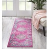 image:imageNourison Home Passion Fuchsia 110 x 210 Area Rug  Easy Clean Non Shedding Bed Room Living Room Dining Room Kitchen 2 x 3Fuchsia