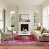 image:imageNourison Home Passion Fuchsia 110 x 210 Area Rug  Easy Clean Non Shedding Bed Room Living Room Dining Room Kitchen 2 x 3Fuchsia
