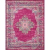 image:imageNourison Home Passion Fuchsia 110 x 210 Area Rug  Easy Clean Non Shedding Bed Room Living Room Dining Room Kitchen 2 x 3Fuchsia