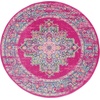image:imageNourison Home Passion Fuchsia 110 x 210 Area Rug  Easy Clean Non Shedding Bed Room Living Room Dining Room Kitchen 2 x 3Fuchsia
