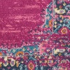 image:imageNourison Home Passion Fuchsia 110 x 210 Area Rug  Easy Clean Non Shedding Bed Room Living Room Dining Room Kitchen 2 x 3Fuchsia