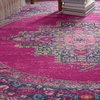 image:imageNourison Home Passion Fuchsia 110 x 210 Area Rug  Easy Clean Non Shedding Bed Room Living Room Dining Room Kitchen 2 x 3Fuchsia