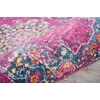 image:imageNourison Home Passion Fuchsia 110 x 210 Area Rug  Easy Clean Non Shedding Bed Room Living Room Dining Room Kitchen 2 x 3Fuchsia