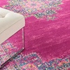 image:imageNourison Home Passion Fuchsia 110 x 210 Area Rug  Easy Clean Non Shedding Bed Room Living Room Dining Room Kitchen 2 x 3Fuchsia