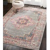 image:imageNourison Home Passion Fuchsia 110 x 210 Area Rug  Easy Clean Non Shedding Bed Room Living Room Dining Room Kitchen 2 x 3Grey