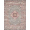 image:imageNourison Home Passion Fuchsia 110 x 210 Area Rug  Easy Clean Non Shedding Bed Room Living Room Dining Room Kitchen 2 x 3Grey