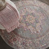 image:imageNourison Home Passion Fuchsia 110 x 210 Area Rug  Easy Clean Non Shedding Bed Room Living Room Dining Room Kitchen 2 x 3Grey