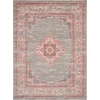 image:imageNourison Home Passion Fuchsia 110 x 210 Area Rug  Easy Clean Non Shedding Bed Room Living Room Dining Room Kitchen 2 x 3Grey